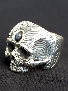 WARRIOR SKULL RING