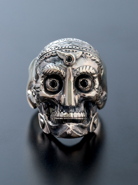 TIBETAN MONK SKULL RING