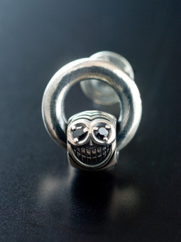 cirCIRCLE TIBETAN EARRING